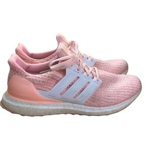 ADIDAS ULTRA BOOST Pink size 7 style 606004 pink white stripes